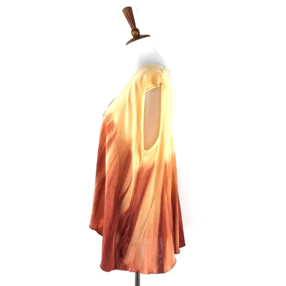 We The Free Paradise Ombre Short Sleeve Top, NWT Large - Picture 4 of 9